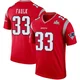Kevin Faulk ＃33 New England Patriots Legend Inverted Super Bowl LX Patch Jersey - Men's Red