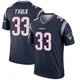 Kevin Faulk ＃33 New England Patriots Legend Jersey - Men's Navy