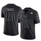 Kevin Faulk ＃33 New England Patriots Limited Reflective Super Bowl LX Patch Jersey - Men's Black