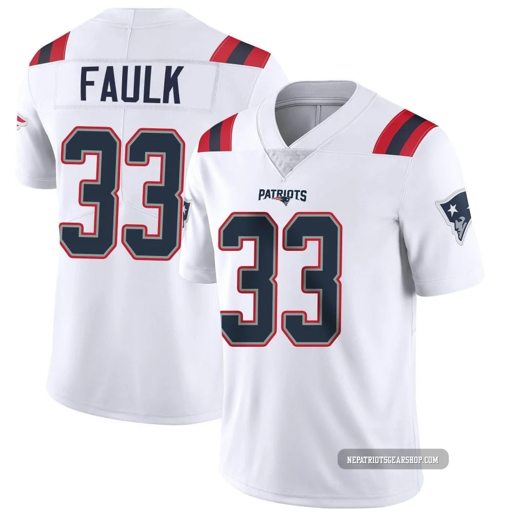 Kevin Faulk ＃33 New England Patriots Limited Vapor Untouchable Jersey - Men's White