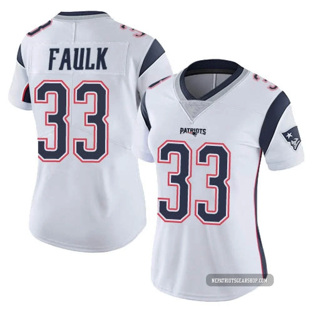 Kevin Faulk ＃33 New England Patriots Limited Vapor Untouchable Jersey - Women's White