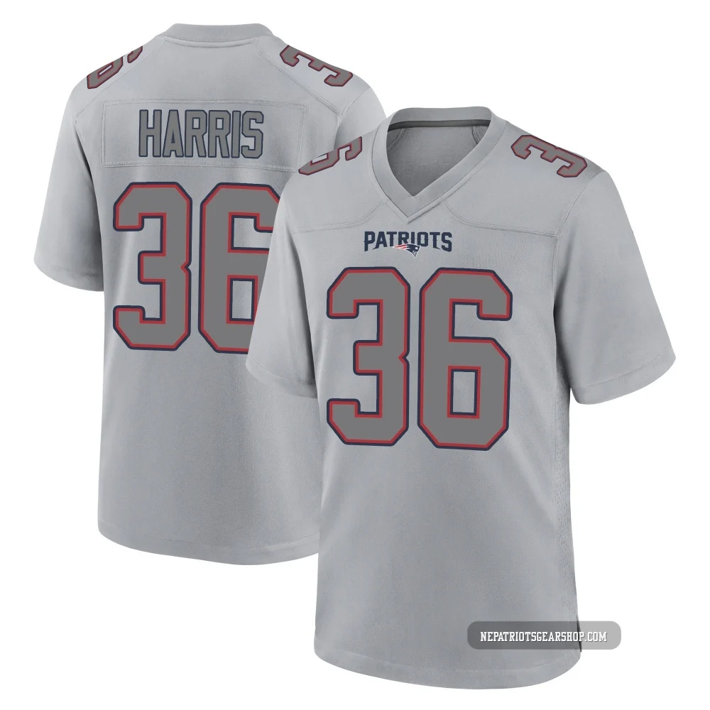 Kevin Harris ＃36 New England Patriots Game Silver Atmosphere Fashion Jersey - Youth