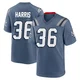 Kevin Harris ＃36 New England Patriots Game Storm 2025 Rivalries Collection Jersey - Youth Blue