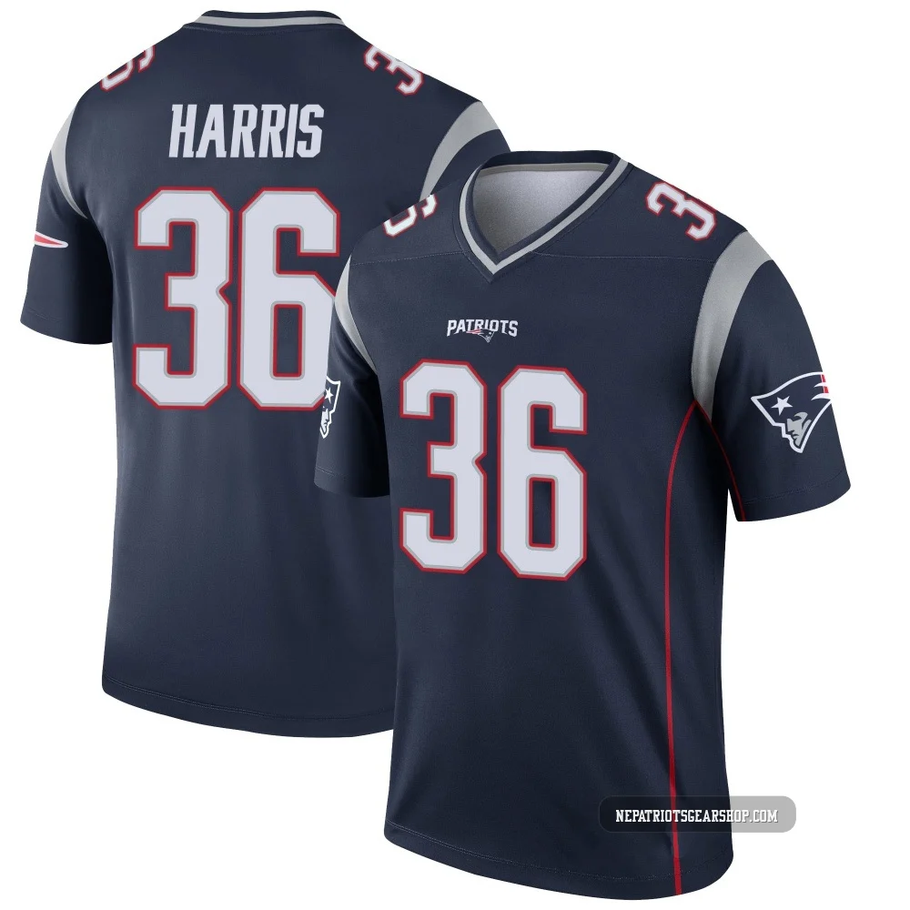 Kevin Harris ＃36 New England Patriots Legend Jersey - Youth Navy