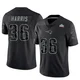 Kevin Harris ＃36 New England Patriots Limited Reflective Super Bowl LX Patch Jersey - Men's Black