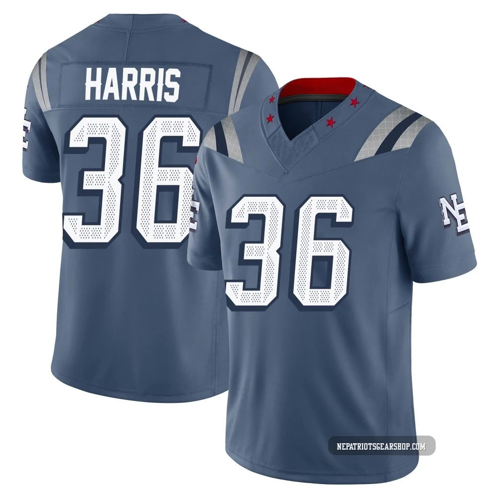 Kevin Harris ＃36 New England Patriots Limited Storm 2025 Rivalries Collection Jersey - Youth Blue