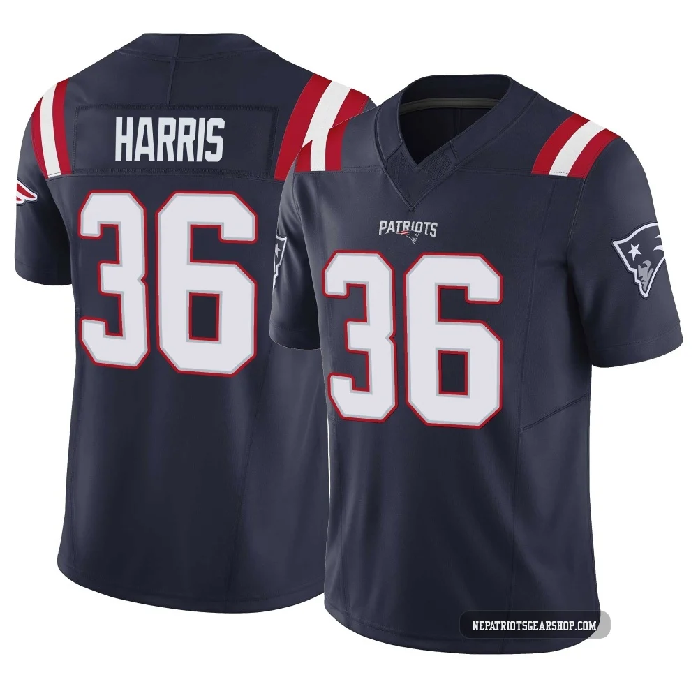 Kevin Harris ＃36 New England Patriots Limited Vapor F.U.S.E. Jersey - Youth Navy