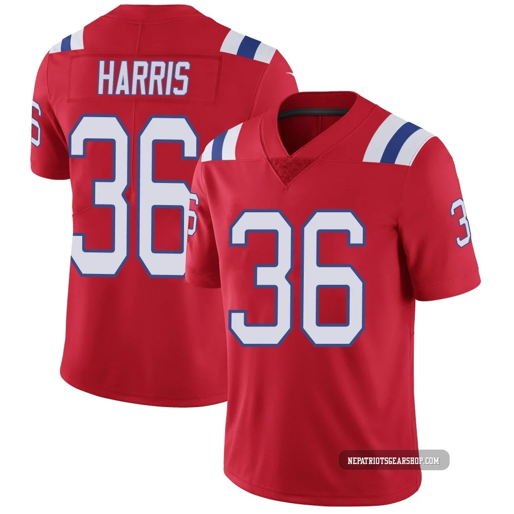 Kevin Harris ＃36 New England Patriots Limited Vapor Untouchable Alternate Jersey - Youth Red