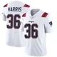 Kevin Harris ＃36 New England Patriots Limited Vapor Untouchable Jersey - Men's White