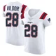 Kindle Vildor ＃28 New England Patriots Elite Vapor Untouchable Jersey - Men's White