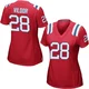 Kindle Vildor ＃28 New England Patriots Game Alternate Jersey - Women's Red