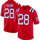 Kindle Vildor ＃28 New England Patriots Game Alternate Jersey - Youth Red