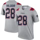 Kindle Vildor ＃28 New England Patriots Legend Inverted Jersey - Men's Gray