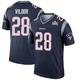 Kindle Vildor ＃28 New England Patriots Legend Super Bowl LX Patch Jersey - Men's Navy