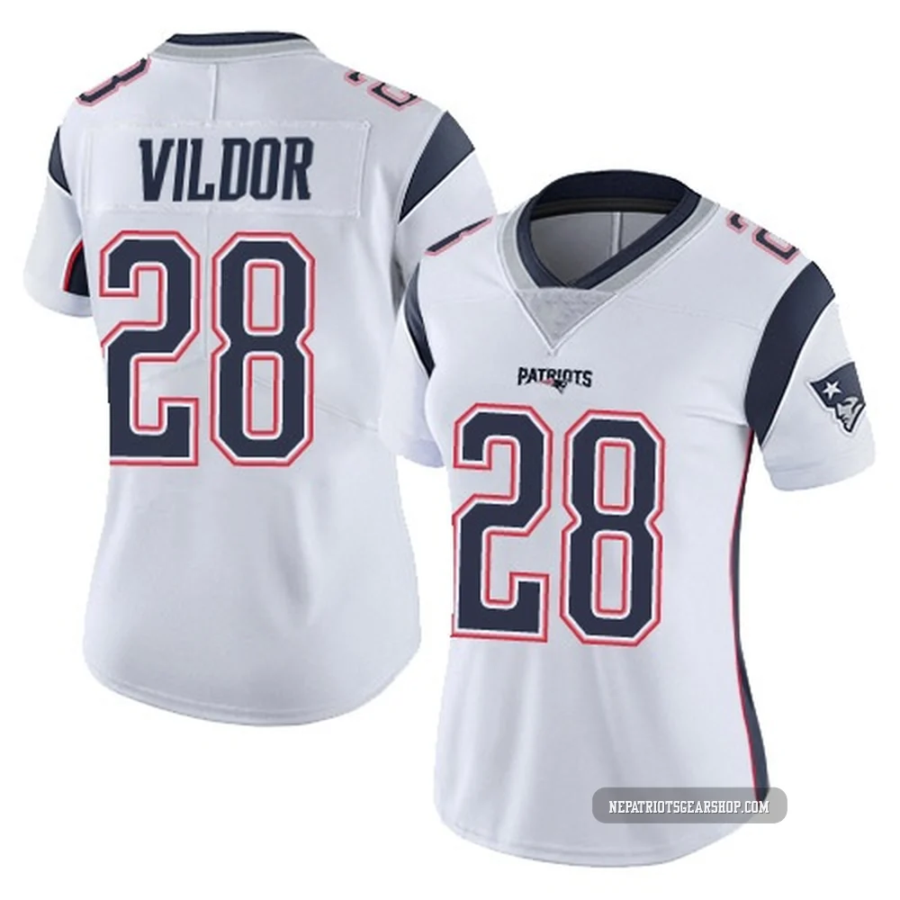 Kindle Vildor ＃28 New England Patriots Limited Vapor Untouchable Jersey - Women's White