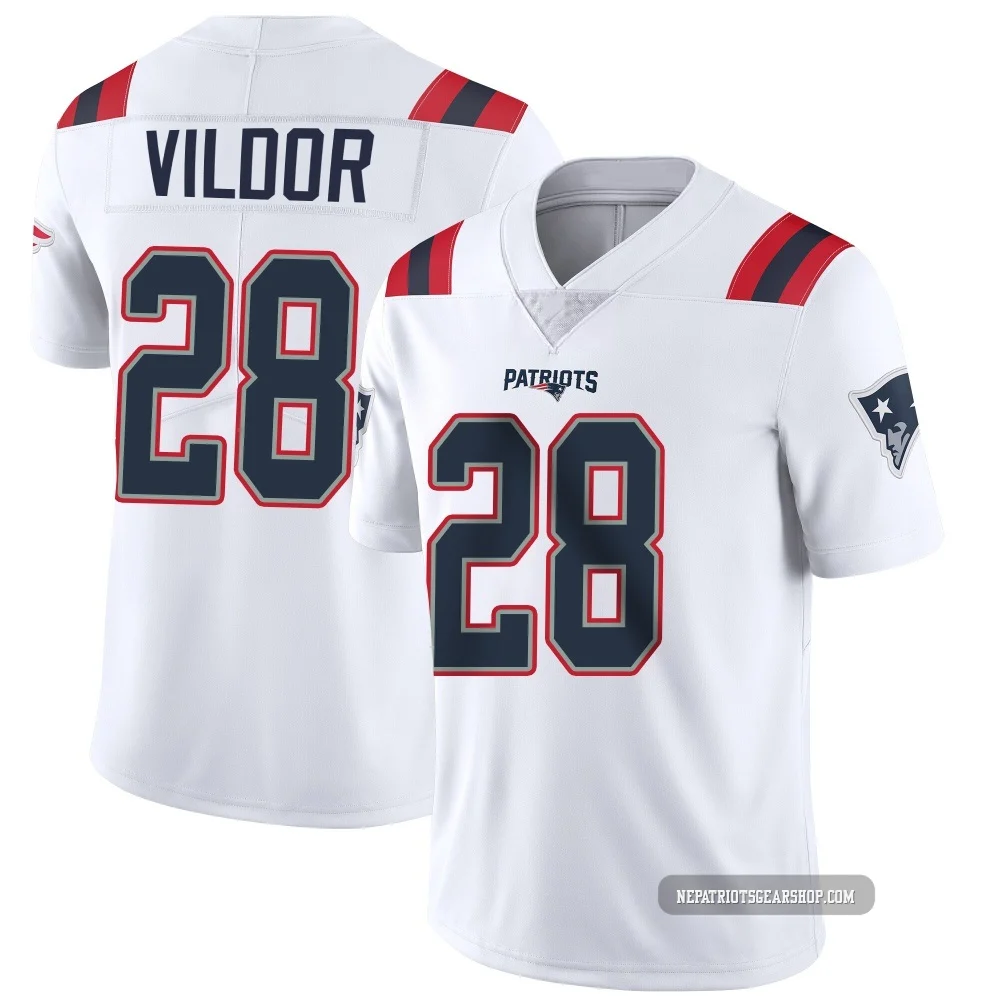 Kindle Vildor ＃28 New England Patriots Limited Vapor Untouchable Jersey - Youth White