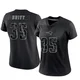 K.J. Britt ＃35 New England Patriots Limited Reflective Jersey - Women's Black