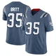 K.J. Britt ＃35 New England Patriots Limited Storm 2025 Rivalries Collection Jersey - Youth Blue