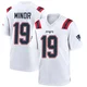 Kobee Minor ＃19 New England Patriots Game Jersey - Men's White