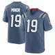 Kobee Minor ＃19 New England Patriots Game Storm 2025 Rivalries Collection Jersey - Youth Blue