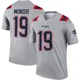 Kobee Minor ＃19 New England Patriots Legend Inverted Jersey - Youth Gray