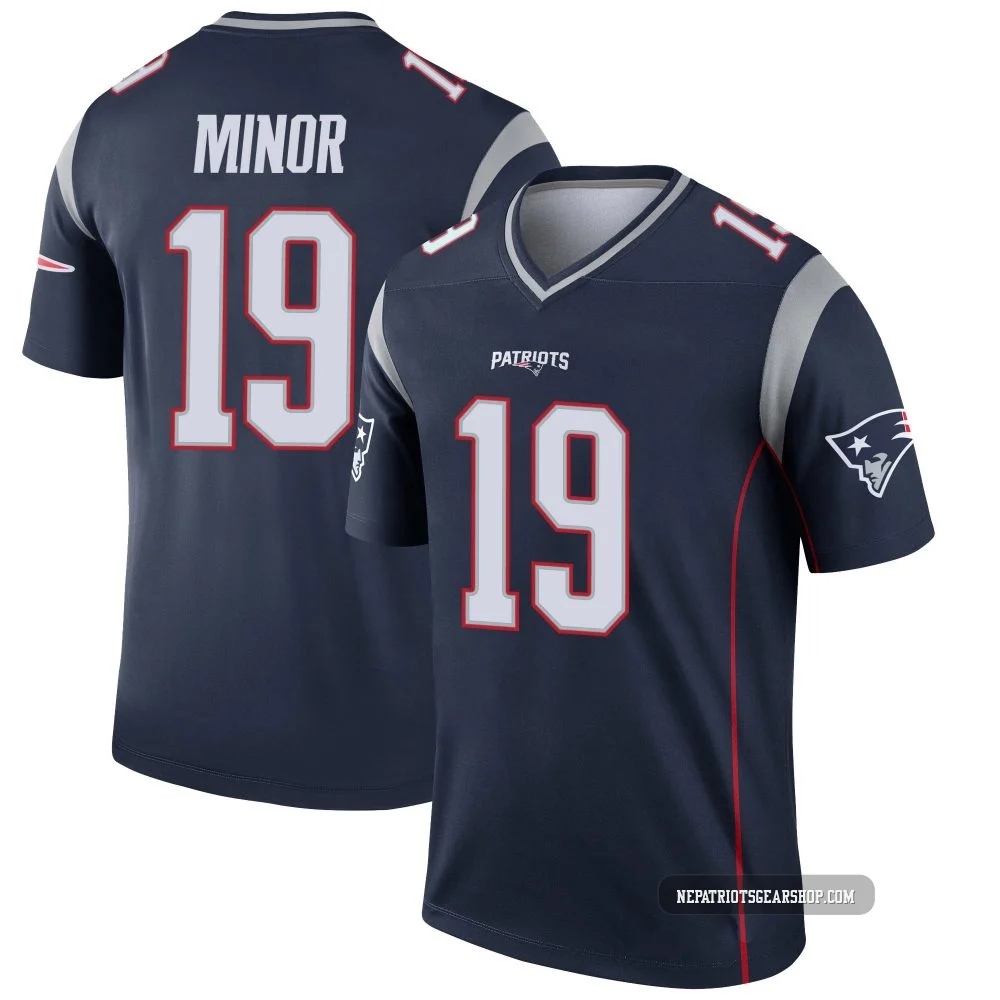 Kobee Minor ＃19 New England Patriots Legend Jersey - Youth Navy