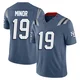 Kobee Minor ＃19 New England Patriots Limited Storm 2025 Rivalries Collection Jersey - Men's Blue