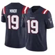 Kobee Minor ＃19 New England Patriots Limited Vapor F.U.S.E. Jersey - Men's Navy