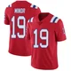 Kobee Minor ＃19 New England Patriots Limited Vapor Untouchable Alternate Jersey - Youth Red