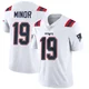 Kobee Minor ＃19 New England Patriots Limited Vapor Untouchable Jersey - Youth White