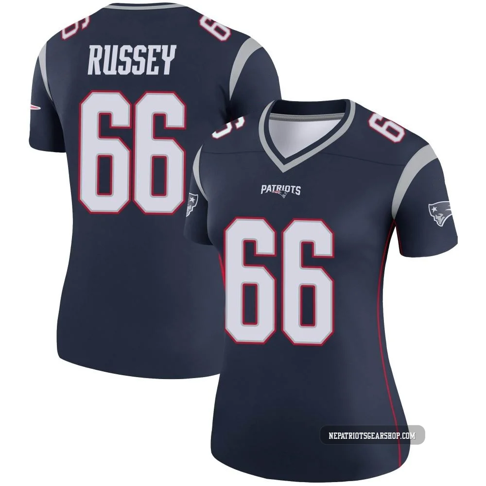 Kody Russey ＃66 New England Patriots Legend Jersey - Women's Navy