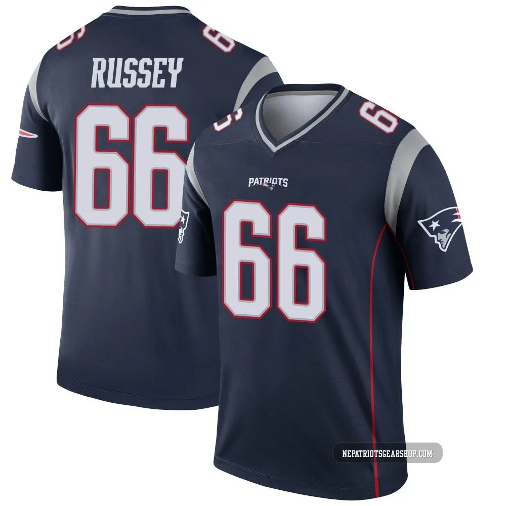 Kody Russey ＃66 New England Patriots Legend Jersey - Youth Navy
