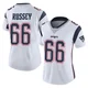 Kody Russey ＃66 New England Patriots Limited Vapor Untouchable Jersey - Women's White