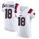 Kyle Williams ＃18 New England Patriots Elite Vapor Untouchable Jersey - Men's White