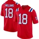 Kyle Williams ＃18 New England Patriots Game Alternate Jersey - Men's Red