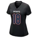 Kyle Williams ＃18 New England Patriots Game Carbon Fashion Jersey - Women's Black