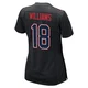 Kyle Williams ＃18 New England Patriots Game Carbon Fashion Jersey - Women's Black