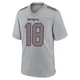 Kyle Williams ＃18 New England Patriots Game Silver Atmosphere Fashion Jersey - Men's