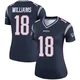 Kyle Williams ＃18 New England Patriots Legend Jersey - Women's Navy