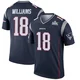 Kyle Williams ＃18 New England Patriots Legend Super Bowl LX Patch Jersey - Men's Navy