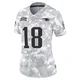 Kyle Williams ＃18 New England Patriots Limited 2024 Salute to Service Jersey - Women's Arctic Camo
