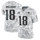 Kyle Williams ＃18 New England Patriots Limited 2024 Salute to Service Jersey - Youth Arctic Camo