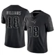 Kyle Williams ＃18 New England Patriots Limited Reflective Jersey - Men's Black