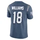 Kyle Williams ＃18 New England Patriots Limited Storm 2025 Rivalries Collection Super Bowl LX Patch Jersey - Youth Blue