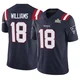 Kyle Williams ＃18 New England Patriots Limited Vapor F.U.S.E. Super Bowl LX Patch Jersey - Men's Navy