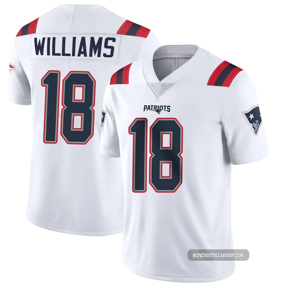 Kyle Williams ＃18 New England Patriots Limited Vapor Untouchable Jersey - Youth White