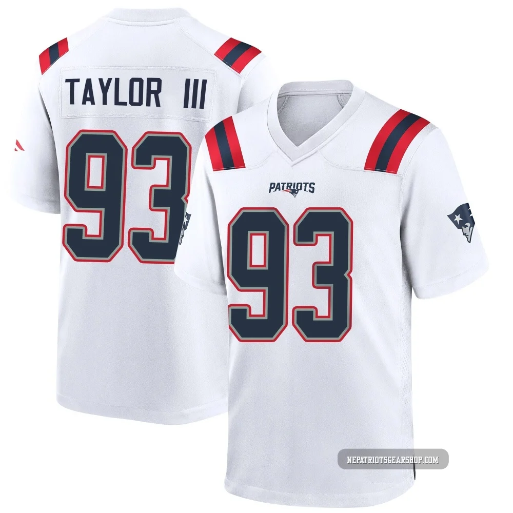 Leonard Taylor III ＃93 New England Patriots Game Jersey - Men's White