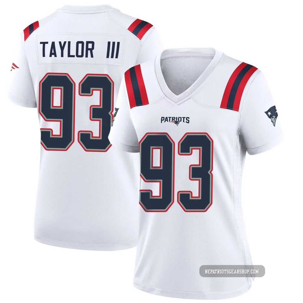 Leonard Taylor III ＃93 New England Patriots Game Jersey - Women's White