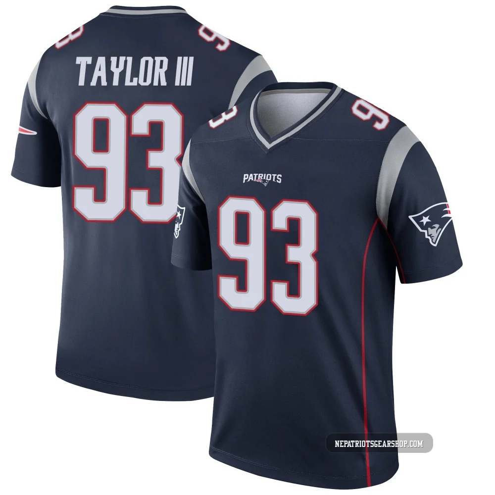 Leonard Taylor III ＃93 New England Patriots Legend Jersey - Men's Navy