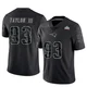Leonard Taylor III ＃93 New England Patriots Limited Reflective Super Bowl LX Patch Jersey - Youth Black